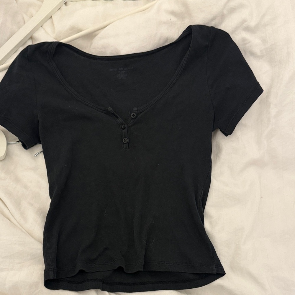 Classic Black Women's Top brandy melville